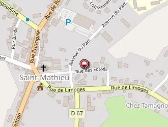 Carte de Paroisse à Saint-mathieu