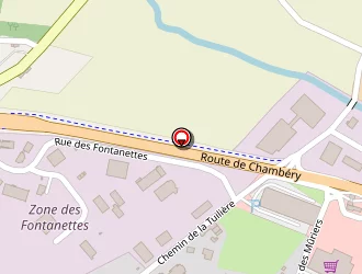 Carte de Carrefour Market à Yenne