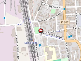 Carte de P.p.g à Saint-fons