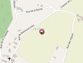 Carte de Le Palais D'orlac à Dompierre-sur-charente