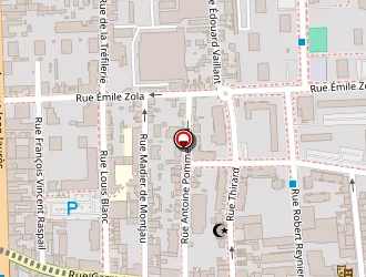 Carte de Le Stadium à Saint-fons