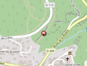 Carte de Dubanchet à Yzeron