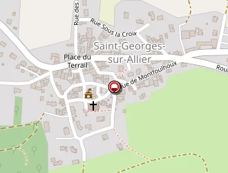 Carte de Tennis à Saint-georges-sur-allier