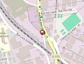 Carte de Citroën Alvergnat à Oullins