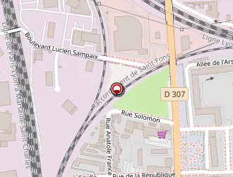 Carte de Sas Couvracier à Saint-fons