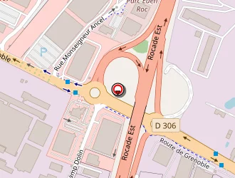 Carte de Quick Palace Hôtel à Saint-priest