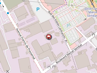 Carte de L'annexe à Vénissieux