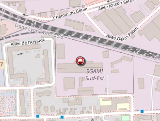 Carte de Rhône Bâtiment à Saint-fons