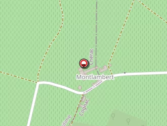 Carte de De Montlambert à Louzac-saint-andré