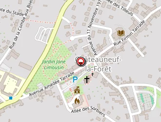 Carte de Easyfrench à Châteauneuf-la-forêt