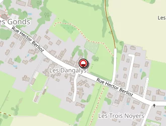 Carte de B.c.s.l à Gonds (les)