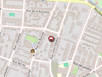 Carte de Duo Coiffure à Oullins