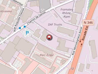 Carte de Montabert à Saint-priest