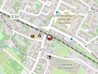 Carte de Saintonge Elec à Chaniers