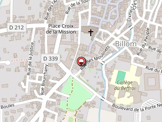 Carte de Nicolaïdis Nicolas à Billom