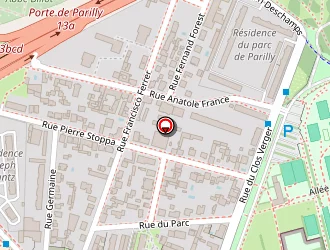 Carte de Ste Bicounet à Vénissieux