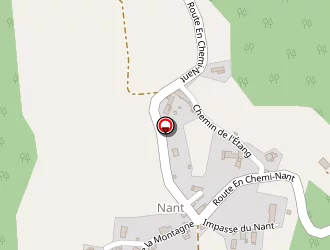 Carte de Fontvieille à Nattages