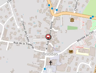 Carte de Brindas Pressing à Brindas