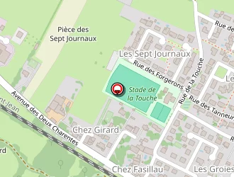 Carte de Circuit De Randonne à Chaniers