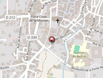 Carte de Le Manege à Billom