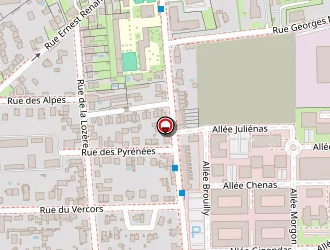 Carte de Faz Dévellopement à Vénissieux