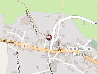 Carte de L'école à Saint-martin-lestra
