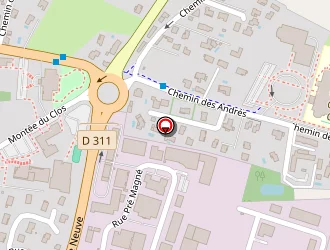 Carte de Brindas Métal à Brindas