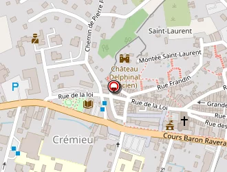 Carte de Ecoles Publiques à Crémieu