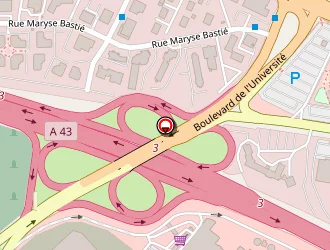 Carte de Auchan à Saint-priest