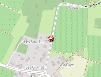 Carte de Frederic Rio à Saintes