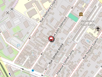 Carte de Espace Viviani à Lyon