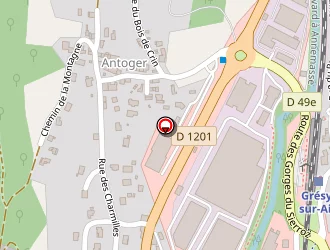 Carte de Les P'tits Boulots à Grésy-sur-aix