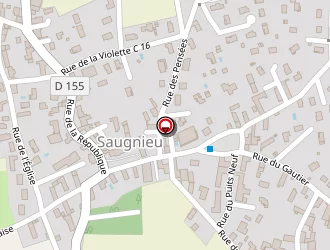 Carte de Millan à Colombier-saugnieu