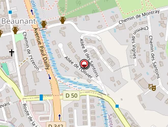 Carte de Stade Du Merlo à Oullins