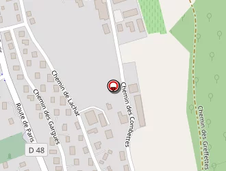 Carte de Bau Michel à Brison-saint-innocent