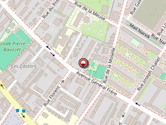 Carte de Auto Ecole La Plaine Mermoz à Lyon