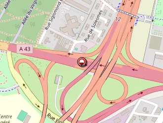 Carte de Sos Transport à Bron