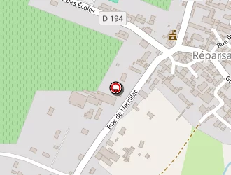 Carte de Bolleau Lasfar à Réparsac