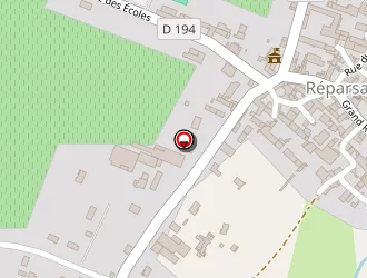 Carte de Tourrais Christophe à Réparsac