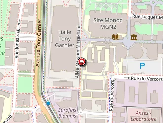 Carte de Bioaster à Lyon