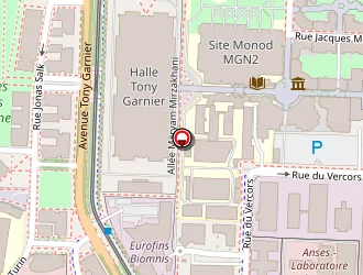 Carte de Biomnis à Lyon