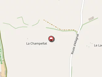 Carte de Tournadre à Nébouzat