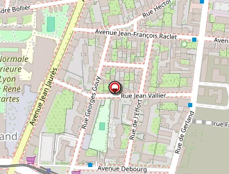 Carte de Comité Rhone Petanque à Lyon