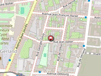 Carte de Ecoles Maternelles à Lyon