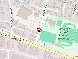 Carte de Le Centre Formation (lcf) à Chassieu