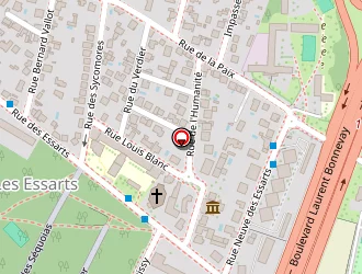 Carte de Mapad Les Landiers à Bron