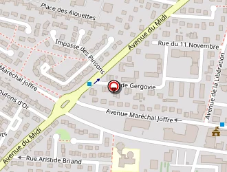 Carte de La Poste à Cournon-d'auvergne