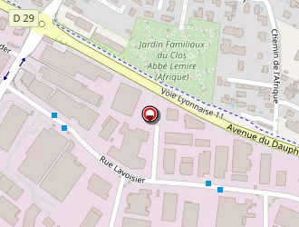 Carte de Texane à Chassieu