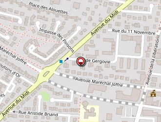 Carte de Novalia Mutuelle à Cournon-d'auvergne