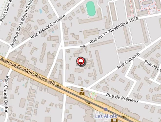 Carte de Les Arcades à Bron